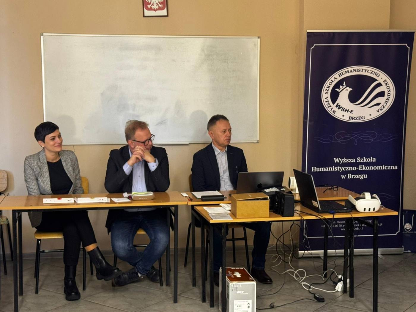Panel dyskusyjny na uczelni